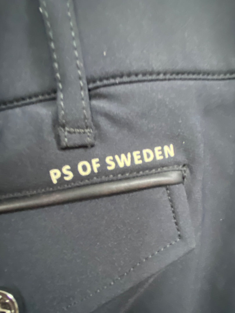 USED PS of Sweden Ladies Silicone Full Seat Breeches PS Sweden 48 Black