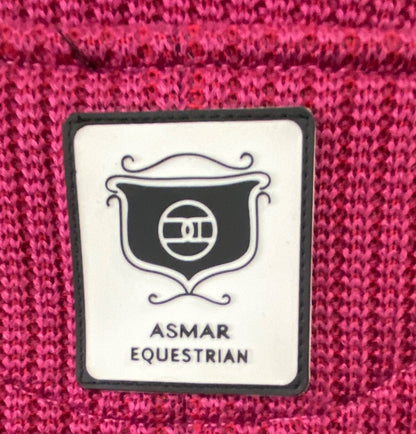 USED ASMAR Equestrian Ladies Dark Pink Knitted Vest M Dark Pink