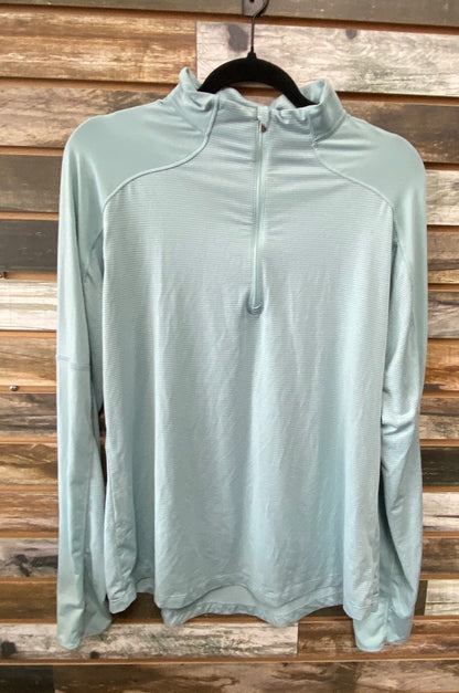 USED Columbia Ladies English Long Sleeve Top XL Teal