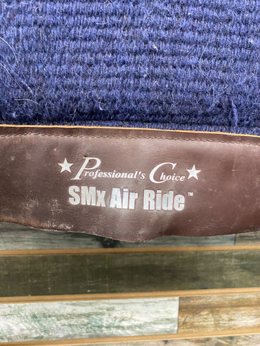 USED Professional’s Choice Western Saddle Pad Horse Dark Blue w/ Green and Brown