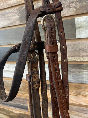 USED Weaver Browband Headstall Horse | 5" Bit