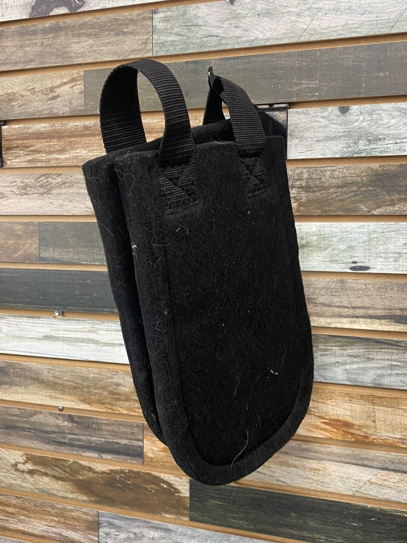USED (NEW) Black Felt Wither Relief Western Pad
