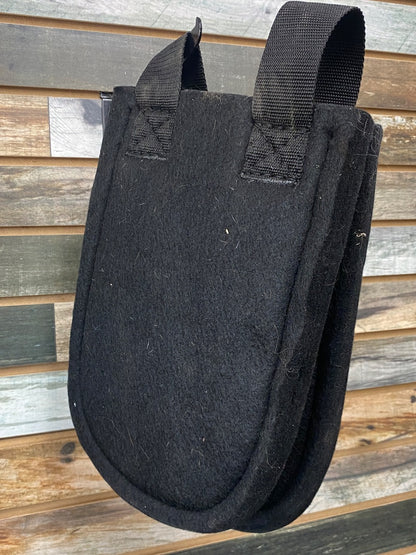 USED (NEW) Black Felt Wither Relief Western Pad