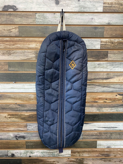 USED Schneiders Padded Bridle Bag  Navy