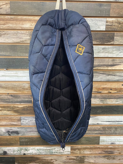 USED Schneiders Padded Bridle Bag  Navy