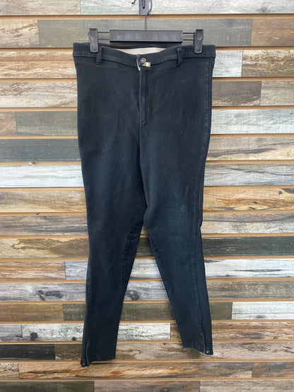 USED Devon-Aire Ladies Knee Patch Breech 32L Black
