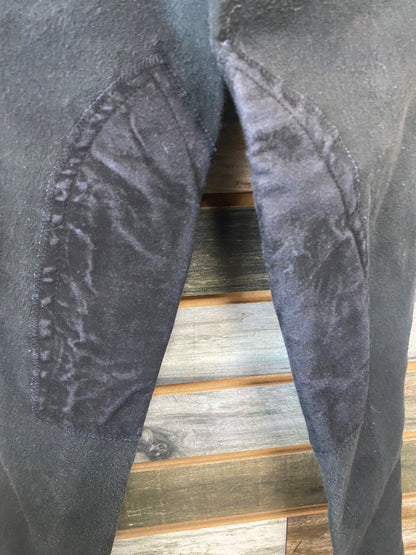 USED Devon-Aire Ladies Knee Patch Breech 32L Black