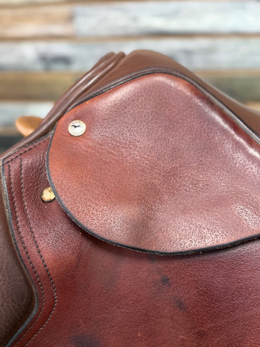 Selle Anglaise Close Contact 17 Pouces – Changeable Gullet – Simili Cuir – Neuve