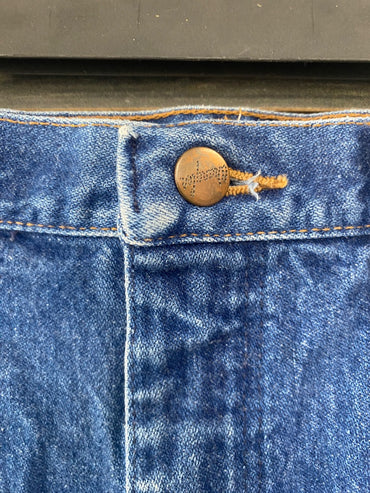 USED Wrangler Ladies Western Jean Straight leg 9x32 Medium Wash