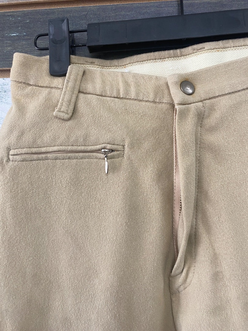 USED Devon-Aire Ladies Knee Patch Breech 28 Tan