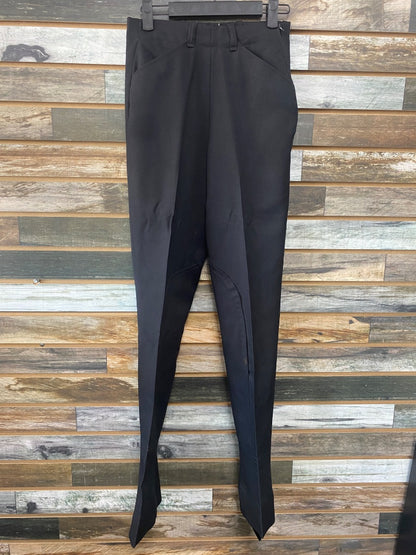 USED Tailored Sportsman Ladies Western Show Pants Smaller Size Black