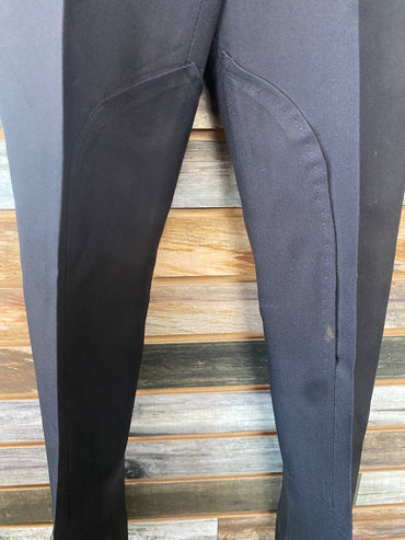USED Tailored Sportsman Ladies Western Show Pants Smaller Size Black