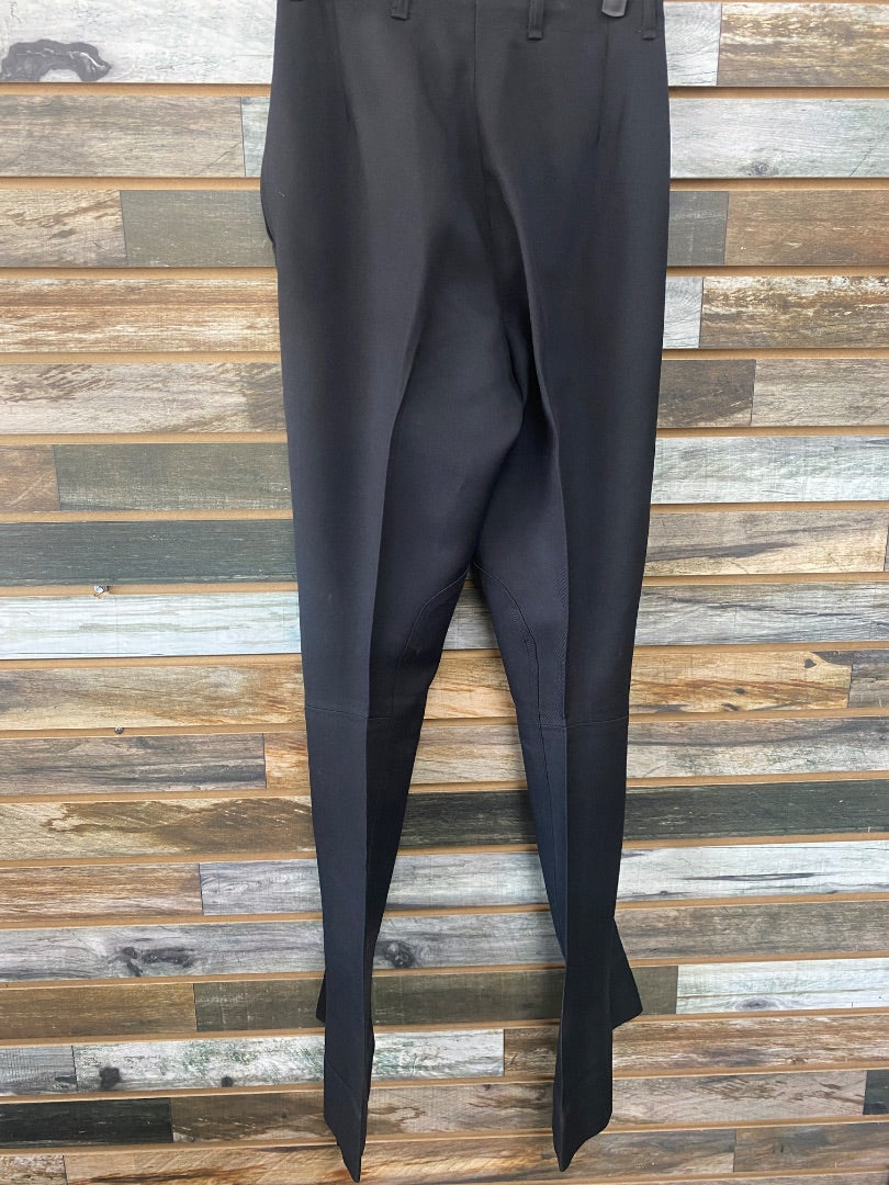 USED Tailored Sportsman Ladies Western Show Pants Smaller Size Black