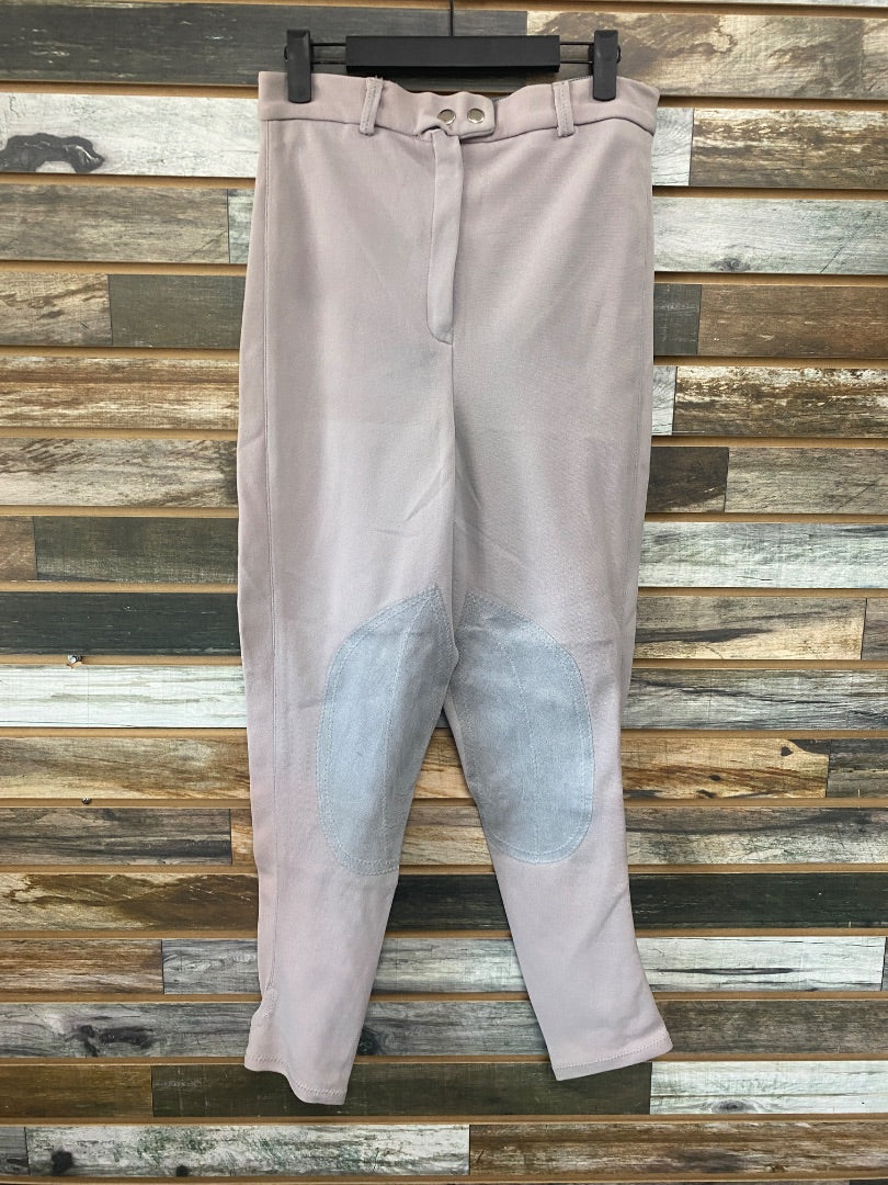 USED LakeShire Ladies English Breech Knee Patch 30L Grey