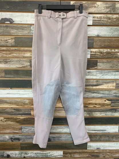 USED LakeShire Ladies English Breech Knee Patch 30L Grey
