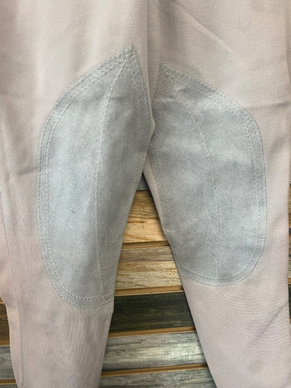 USED LakeShire Ladies English Breech Knee Patch 30L Grey