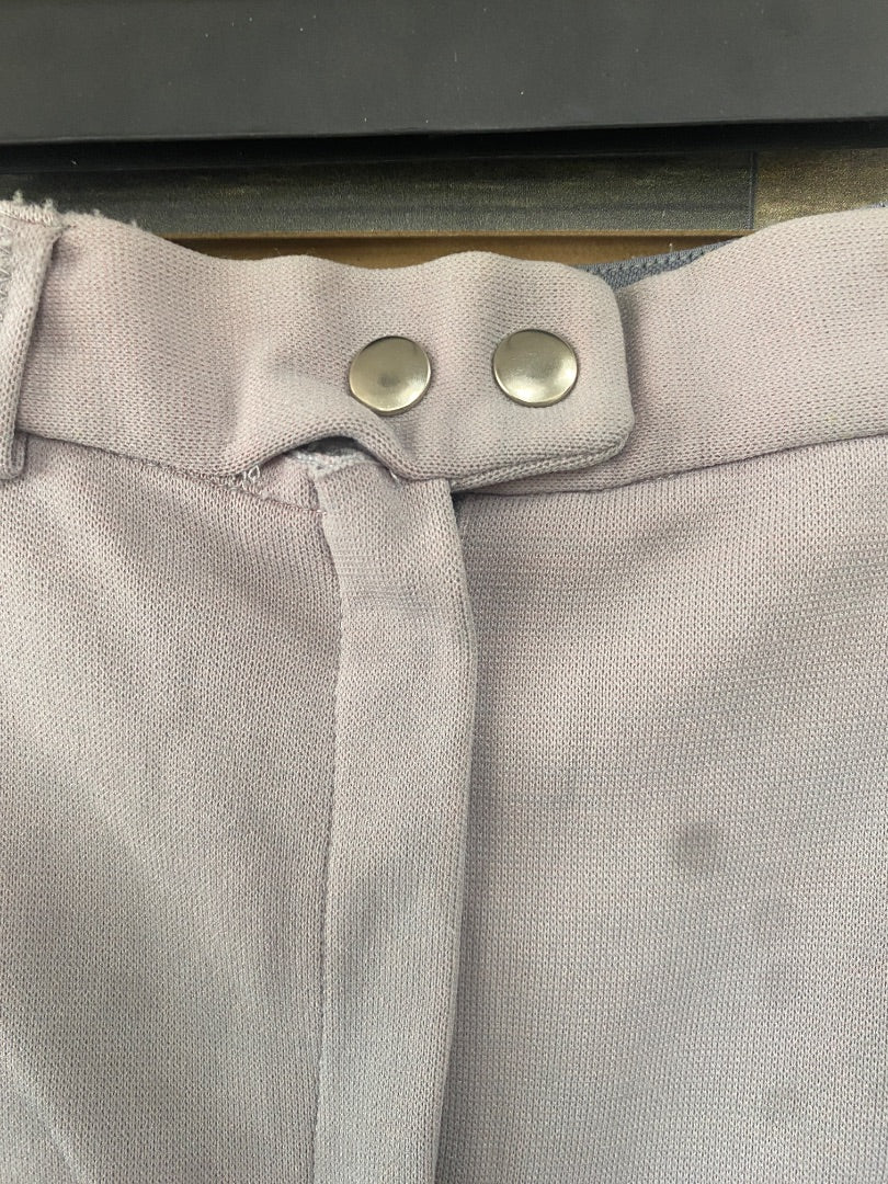USED LakeShire Ladies English Breech Knee Patch 30L Grey