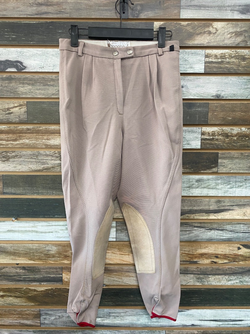 USED Regency4 Ladies KneePatch Breech  Tan