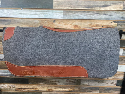 USED Tuffrider Western Saddle Pad 32" Grey/Brown
