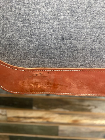 USED Tuffrider Western Saddle Pad 32" Grey/Brown