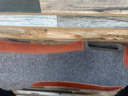 USED Tuffrider Western Saddle Pad 32" Grey/Brown