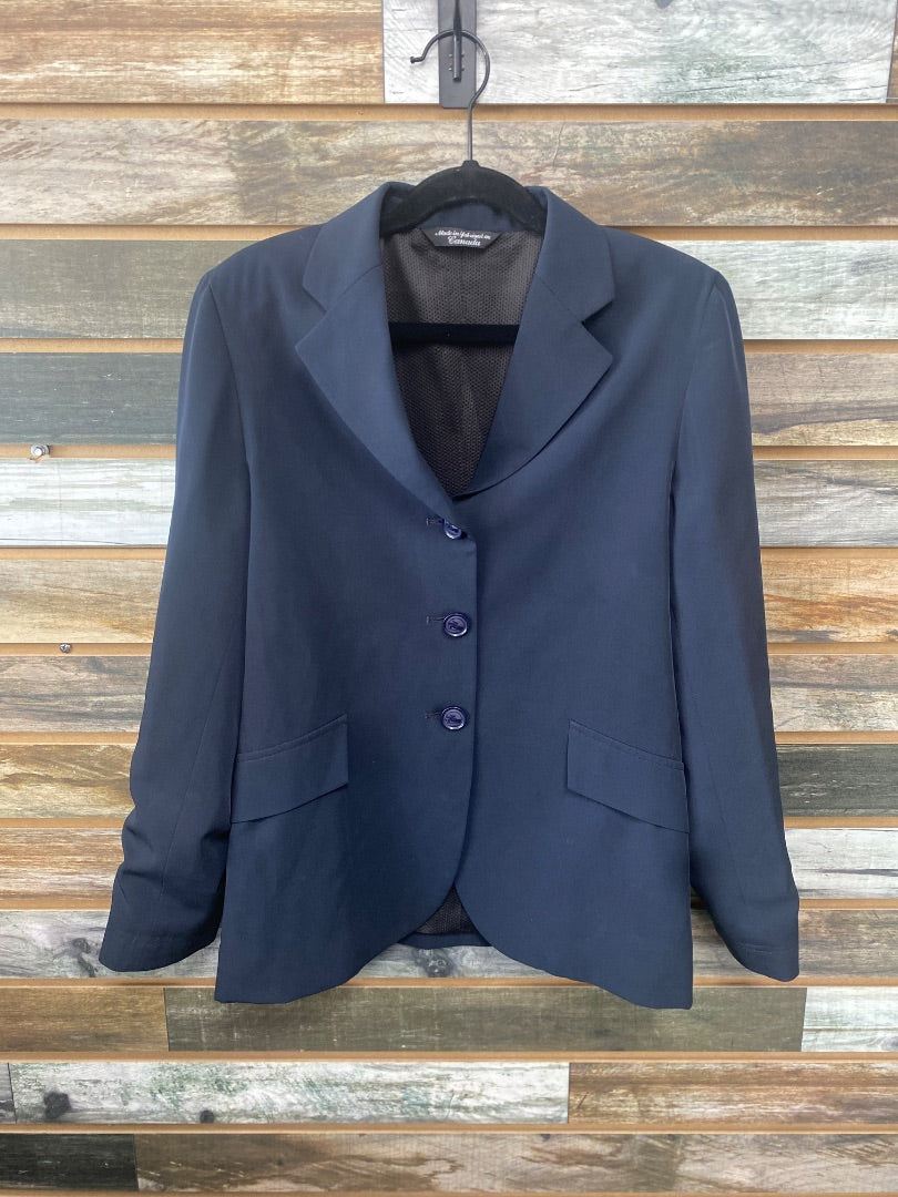 USED Grand Prix Youth English Show Coats Youth Medium Navy