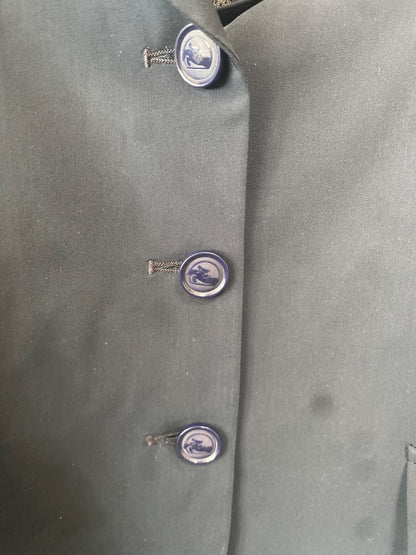 USED Grand Prix Youth English Show Coats Youth Medium Navy