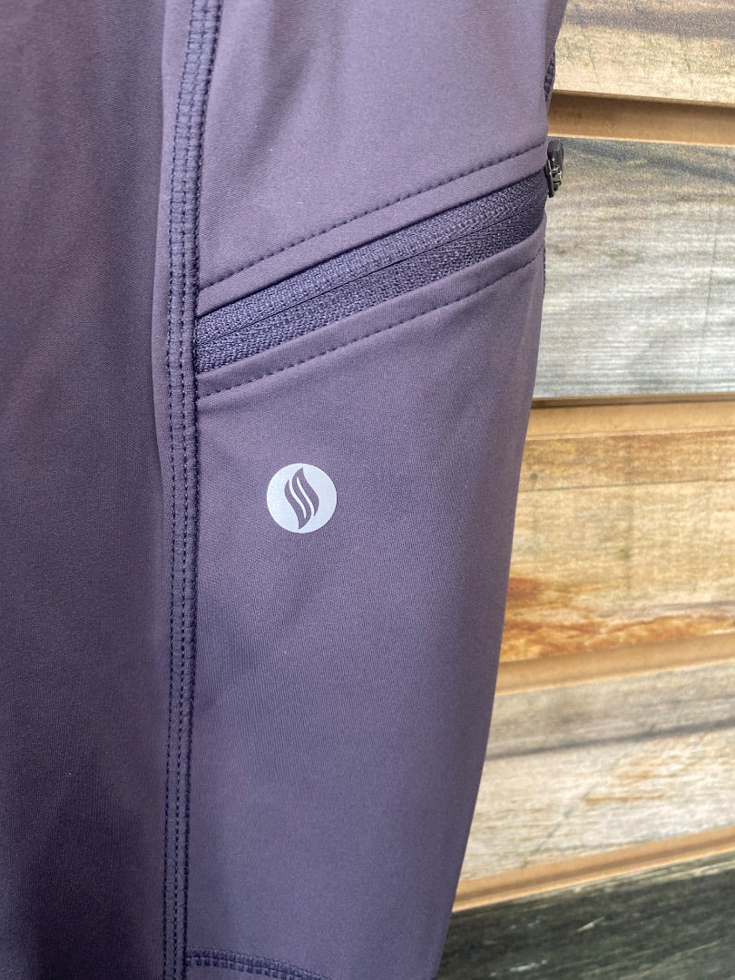 USED Amazon Youth Riding Tights Youth Large Purple