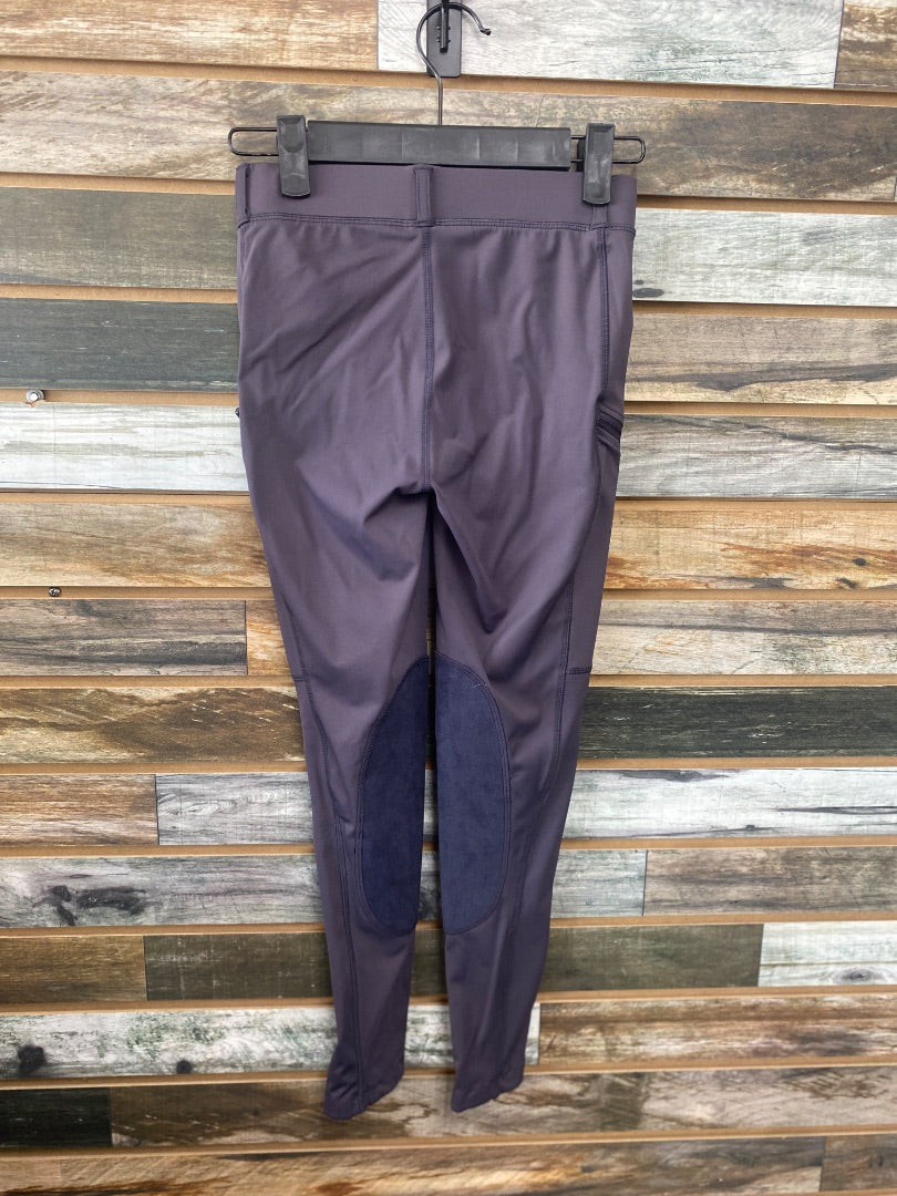 USED Amazon Youth Riding Tights Youth Large Purple