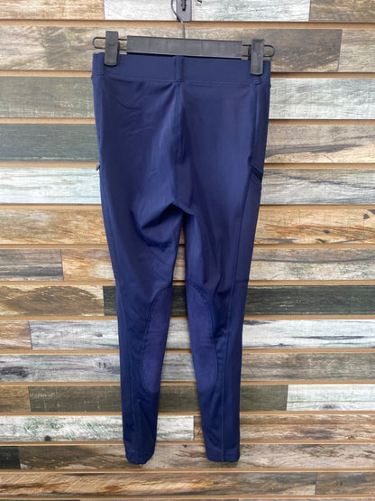 USED Amazon Youth Riding Tights Youth Large Navy