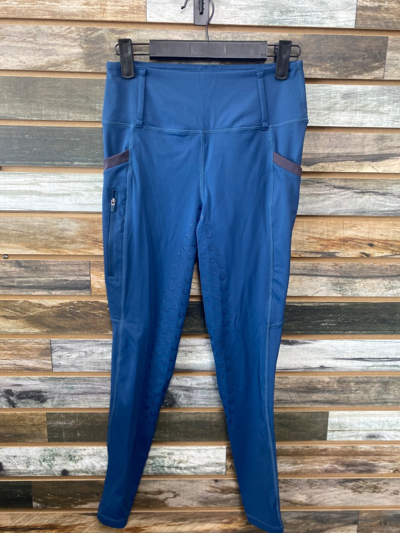 USED FitsT4 Youth Silicone Full Seat Breeches Youth Large Blue