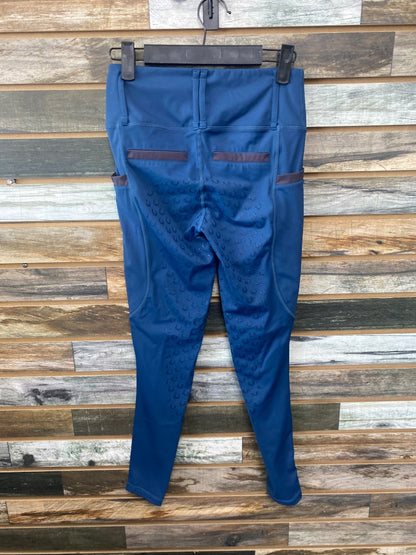 USED FitsT4 Youth Silicone Full Seat Breeches Youth Large Blue