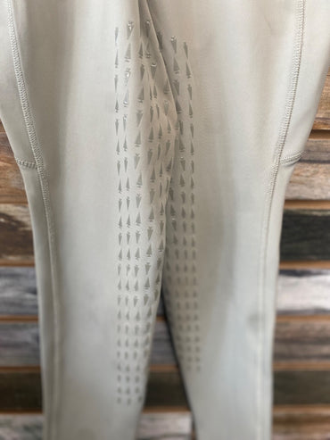 USED Kerrits Youth English Riding Tights Youth XL Tan
