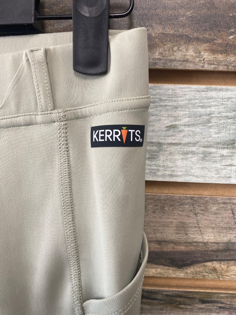 USED Kerrits Youth English Riding Tights Youth XL Tan