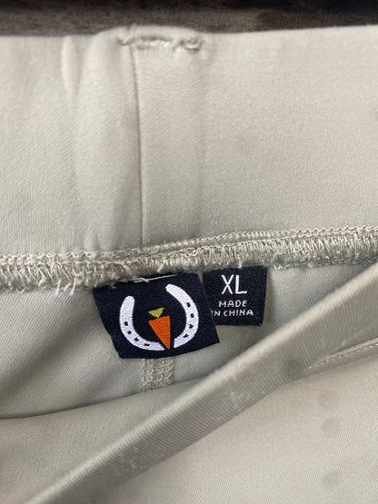 USED Kerrits Youth English Riding Tights Youth XL Tan