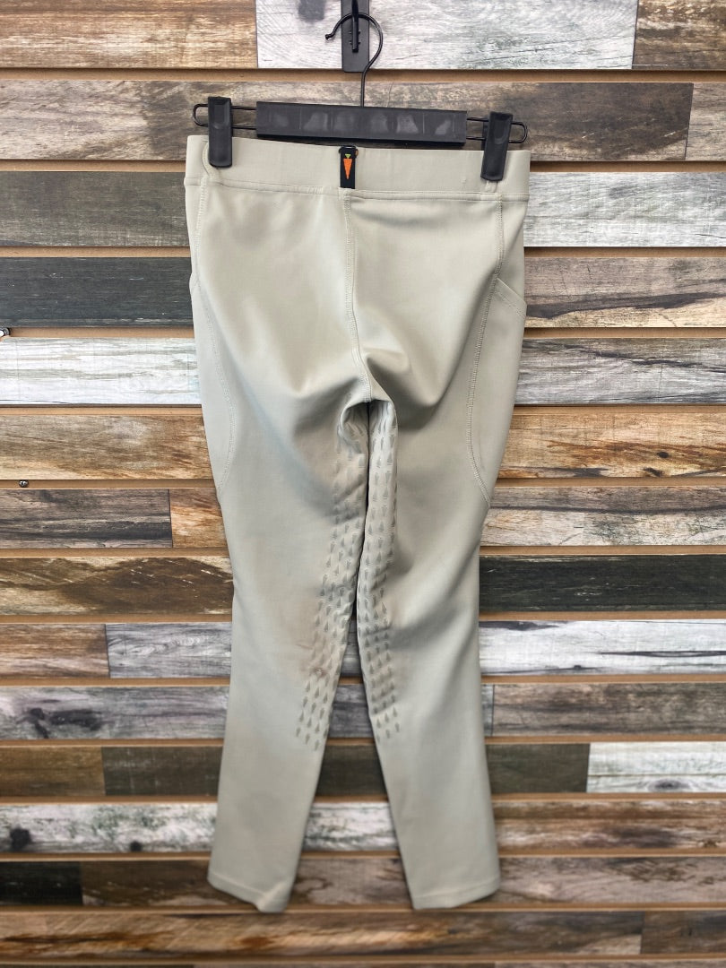 USED Kerrits Youth English Riding Tights Youth XL Tan