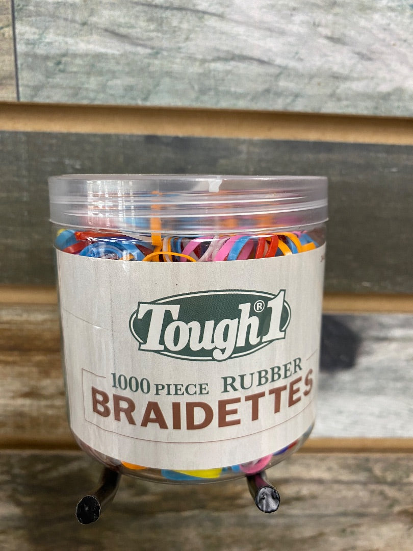 USED Tough1 Braiding Bands  Multi Color
