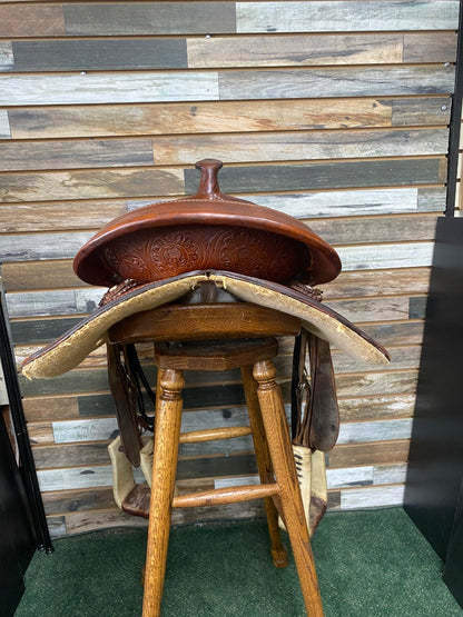 USED American Western Saddle Pleasure/Trail 16” Medium Oil