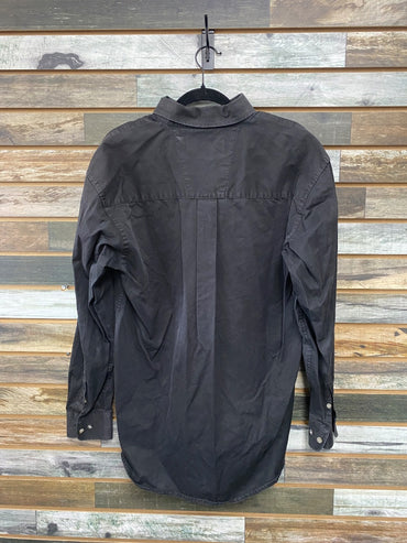 USED Wrangler Men’s Western Top Medium Black