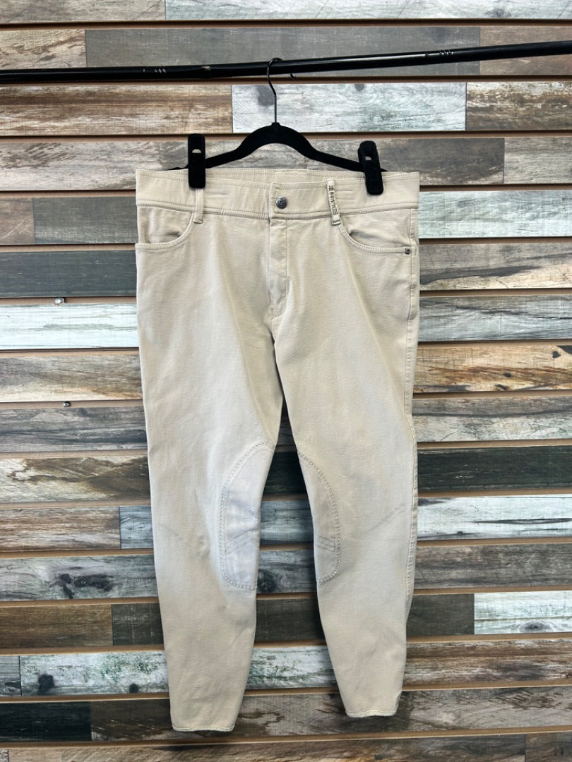 USED Romfh Youth English Breeches Youth 16 Tan