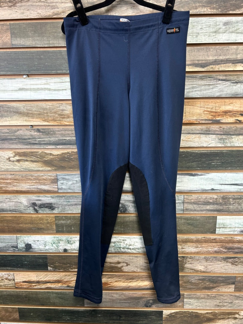 USED Kerrits Youth Breeches Navy