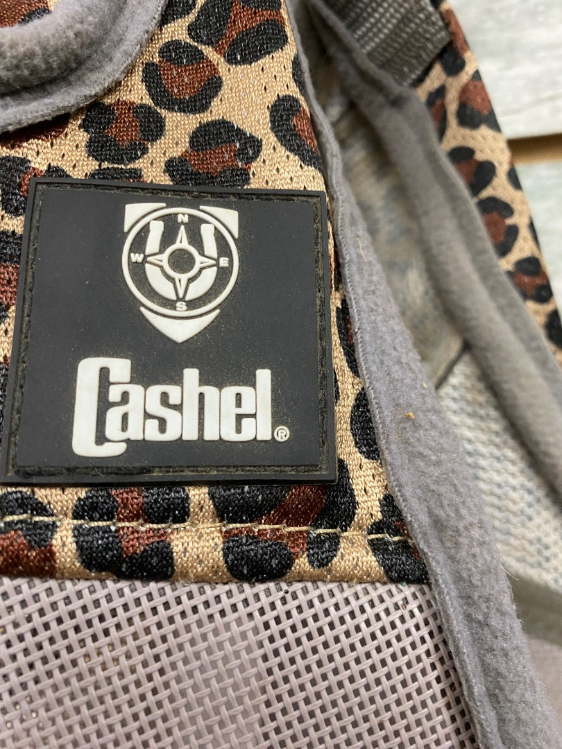 USED Cashel Fly Mask with Ears Arab/Small Horse Cheetah