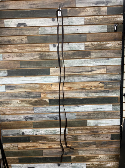 USED Plain Dark Brown Leather English Reins