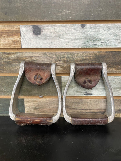 USED Angled Western Stirrups | Adult