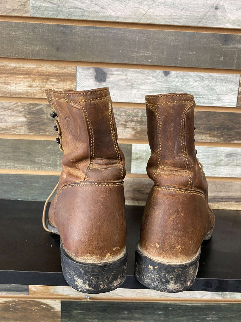 USED Ariat Western Leather Paddock Boots | Size W9.5