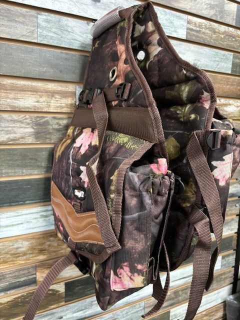 Tough1 Insulated Camo Saddle Bag large Camo