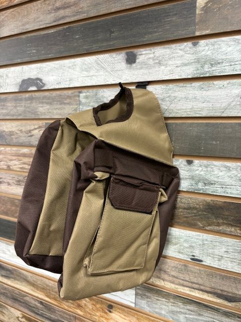 Tough1 Nylon Horn Bag  Brown