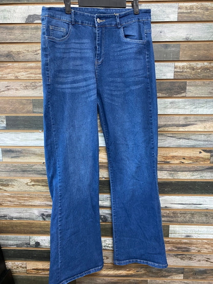 USED Golden Horseshoe Equestrian Tall XL Jeans XL Medium Wash