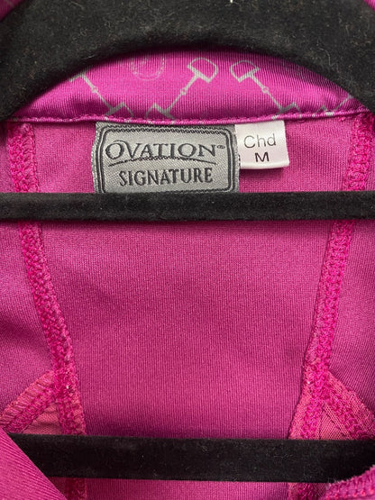 USED Ovation Youth English RidiingTop Youth Medium Pink