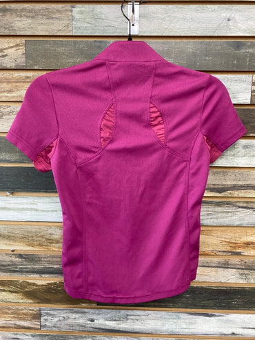 USED Ovation Youth English RidiingTop Youth Medium Pink